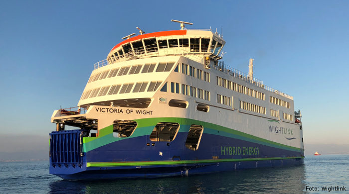 Neue Hybrid-Fähre zur Isle of Wight von Wightlink